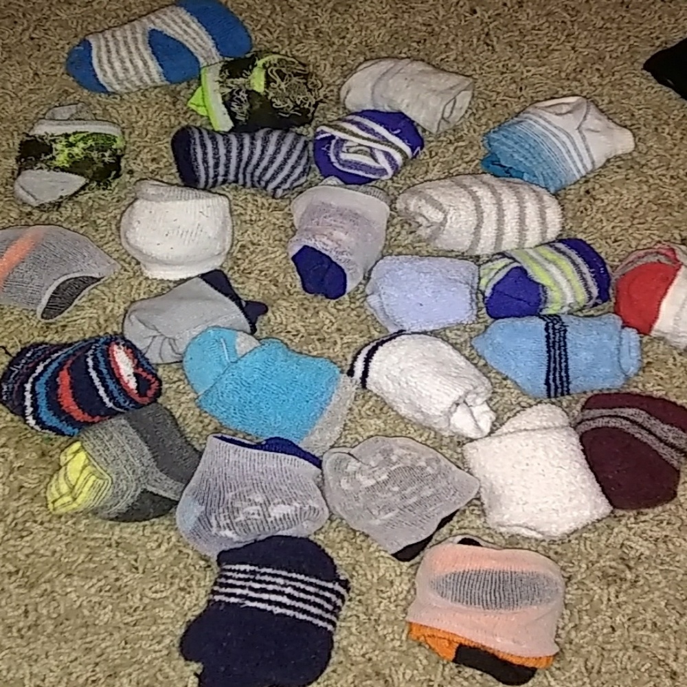 26 pais cotton fabric baby boy socks